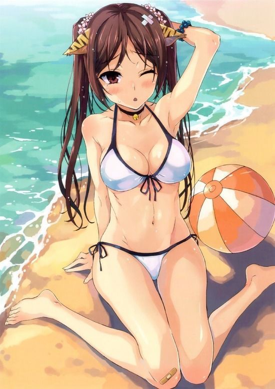 Do you want to see the swimsuit picture of the cute girl? Part2 2