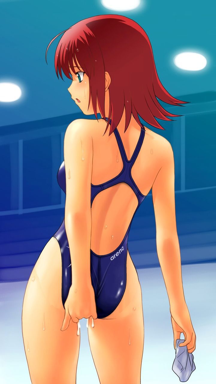 [Secondary swimsuit] unbearable feeling that the body is kyutto and shut, beautiful girl image of swimsuit part3 24