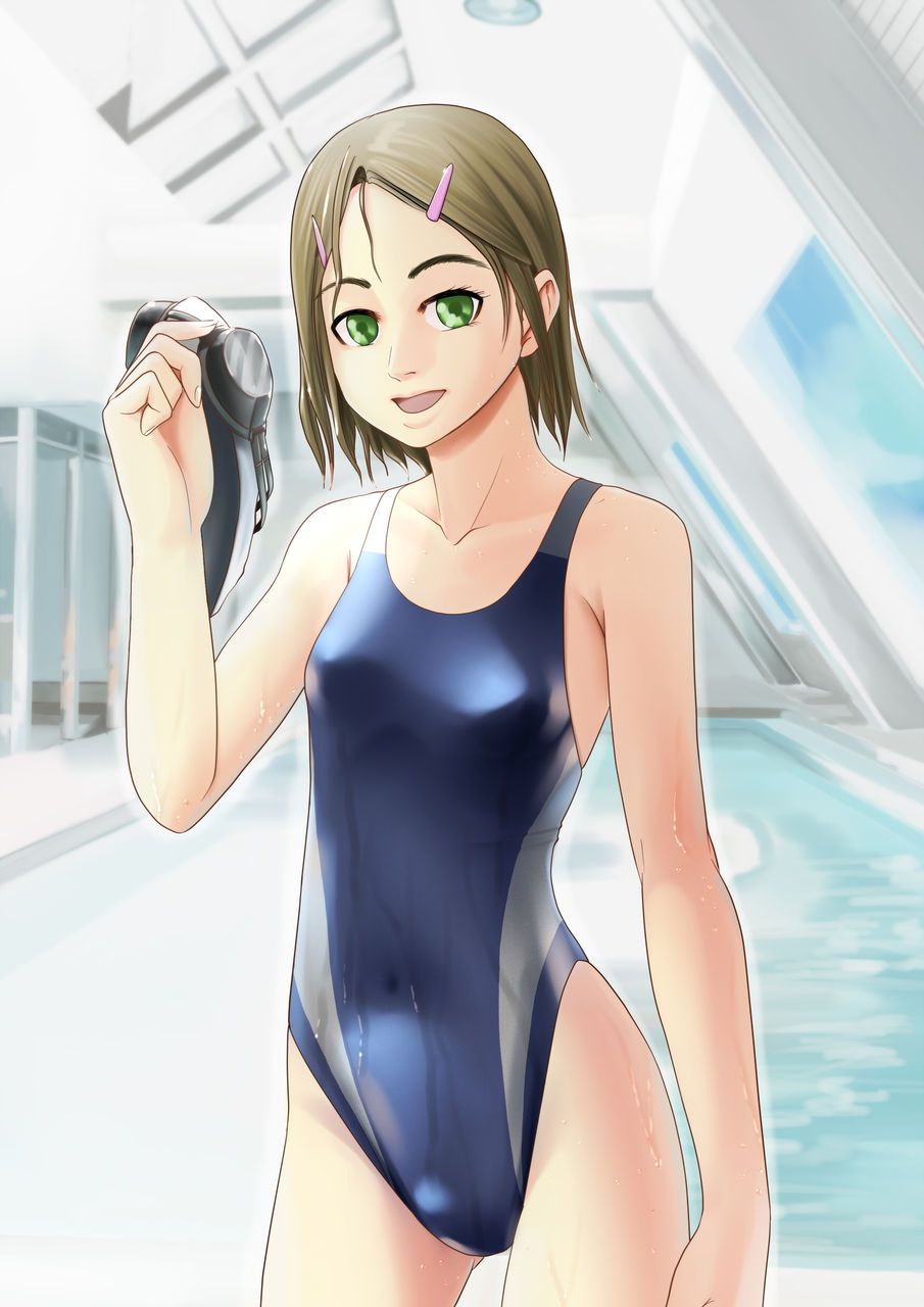[Secondary swimsuit] unbearable feeling that the body is kyutto and shut, beautiful girl image of swimsuit part3 4
