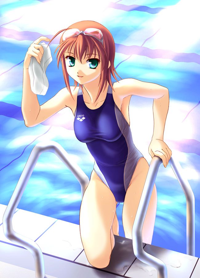 [Secondary swimsuit] unbearable feeling that the body is kyutto and shut, beautiful girl image of swimsuit part3 6