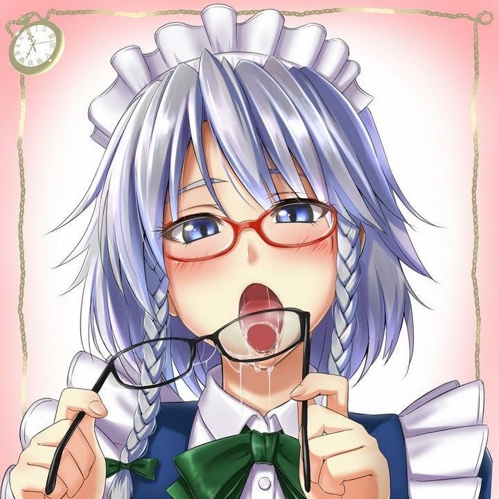 Naughty moe image of two-dimensional glasses girl 17