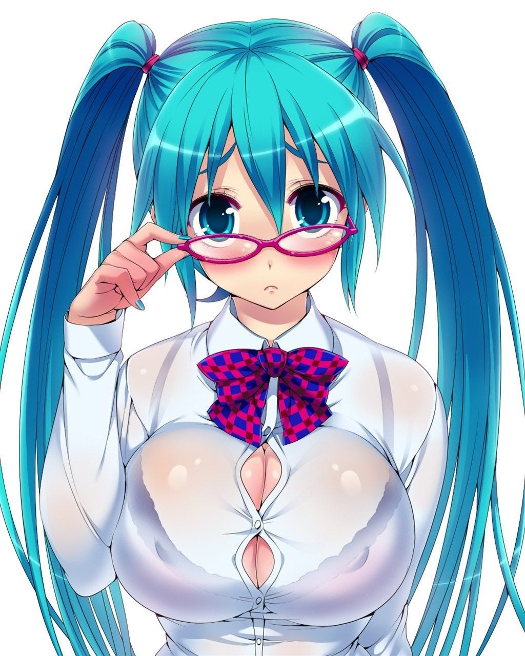 Naughty moe image of two-dimensional glasses girl 7