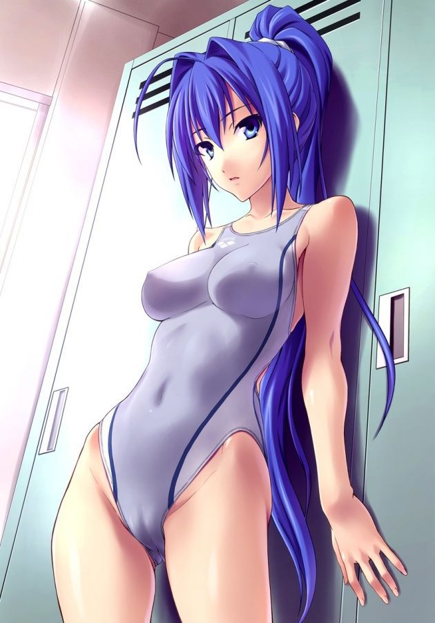 [Secondary swimsuit] unbearable feeling that the body is kyutto and shut, beautiful girl image of swimsuit part13 12