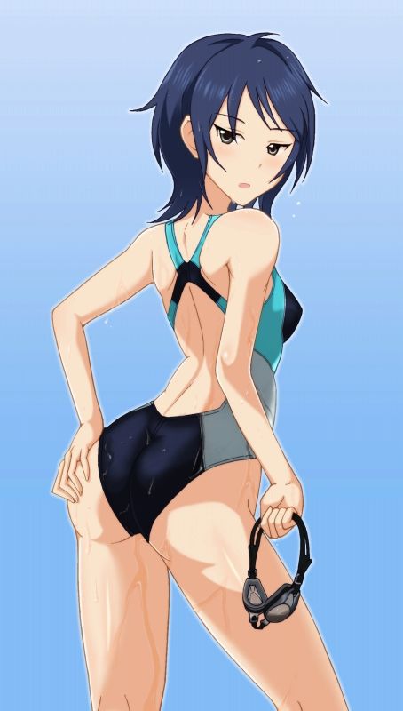 [Secondary swimsuit] unbearable feeling that the body is kyutto and shut, beautiful girl image of swimsuit part13 2