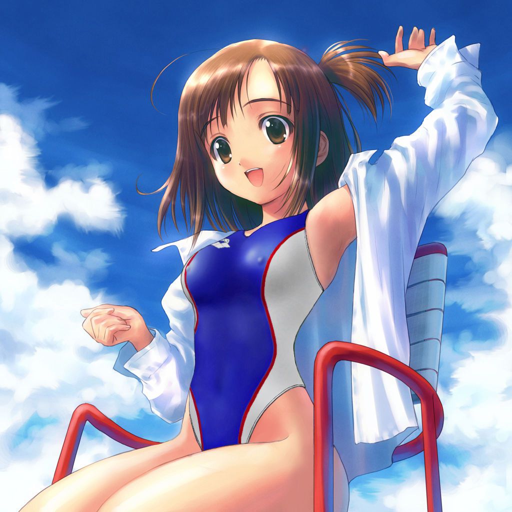[Secondary swimsuit] unbearable feeling that the body is kyutto and shut, beautiful girl image of swimsuit part13 4