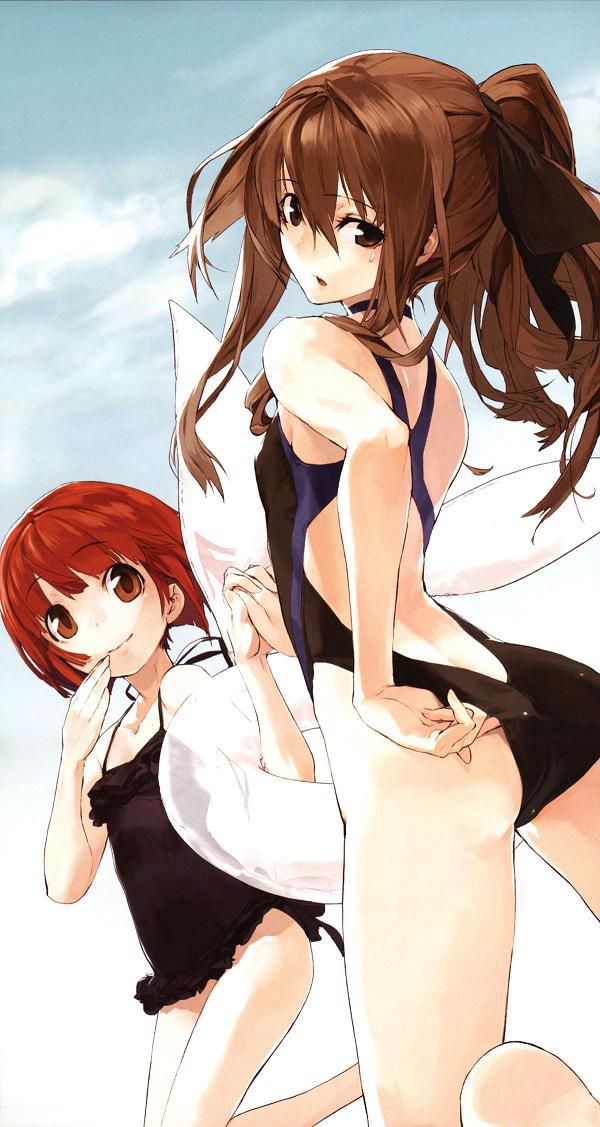 [Secondary swimsuit] unbearable feeling that the body is kyutto and shut, beautiful girl image of swimsuit part13 5