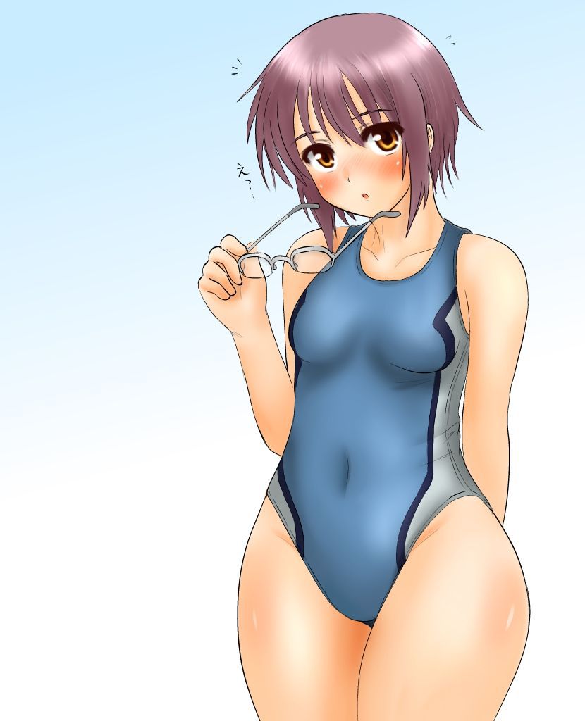 [Secondary swimsuit] unbearable feeling that the body is kyutto and shut, beautiful girl image of swimsuit part13 7