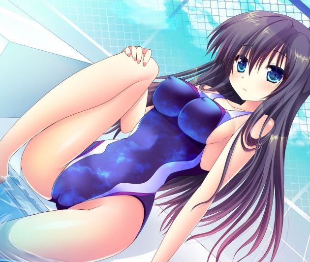 [Secondary swimsuit] unbearable feeling that the body is kyutto and shut, beautiful girl image of swimsuit part15 13