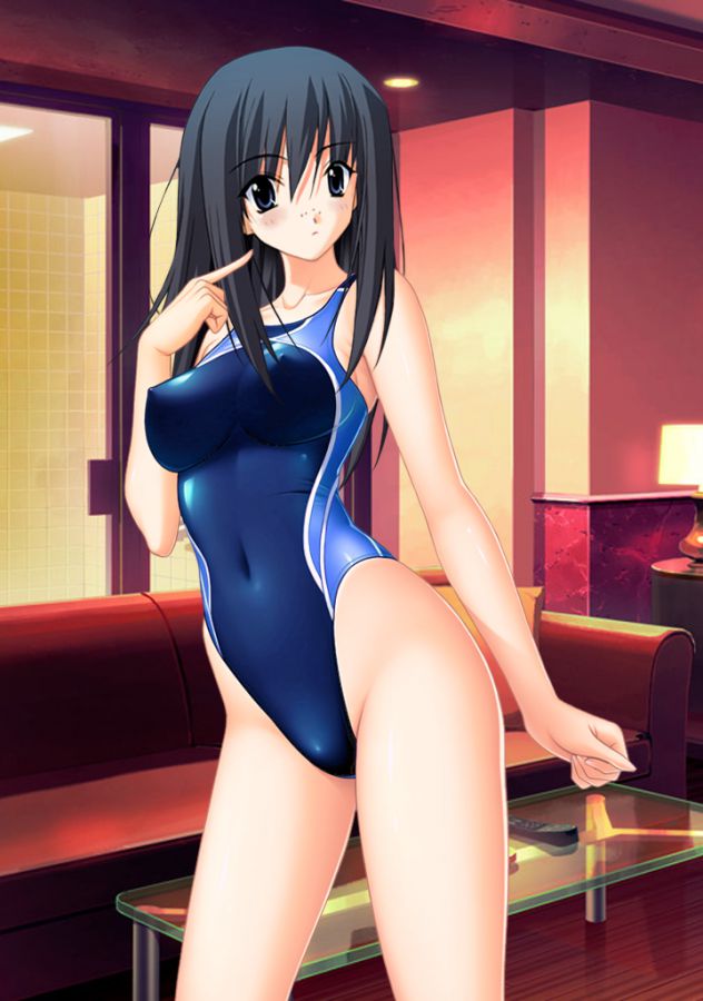 [Secondary swimsuit] unbearable feeling that the body is kyutto and shut, beautiful girl image of swimsuit part15 14