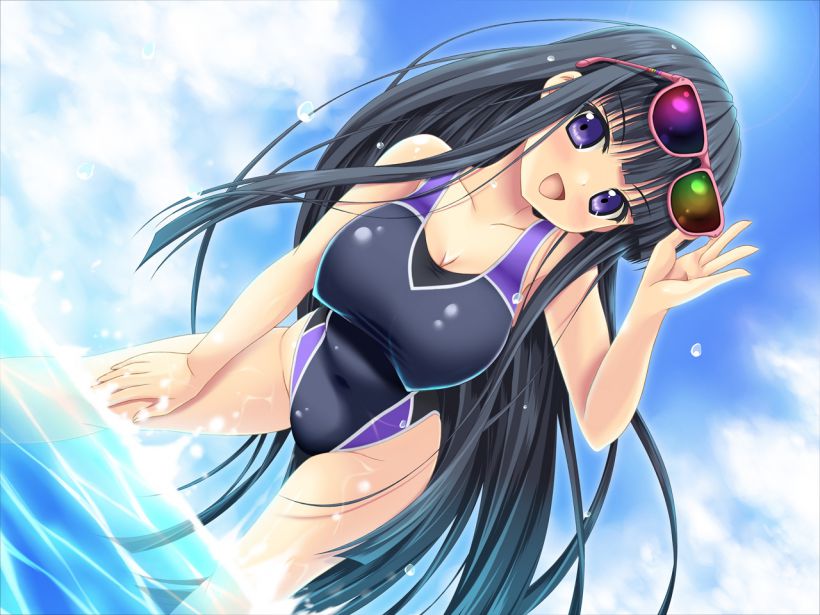 [Secondary swimsuit] unbearable feeling that the body is kyutto and shut, beautiful girl image of swimsuit part15 17