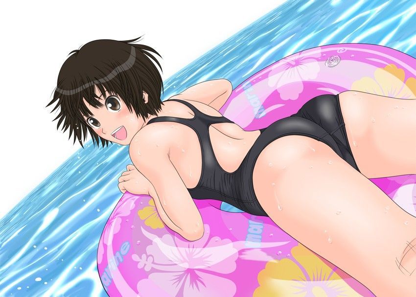 [Secondary swimsuit] unbearable feeling that the body is kyutto and shut, beautiful girl image of swimsuit part15 20