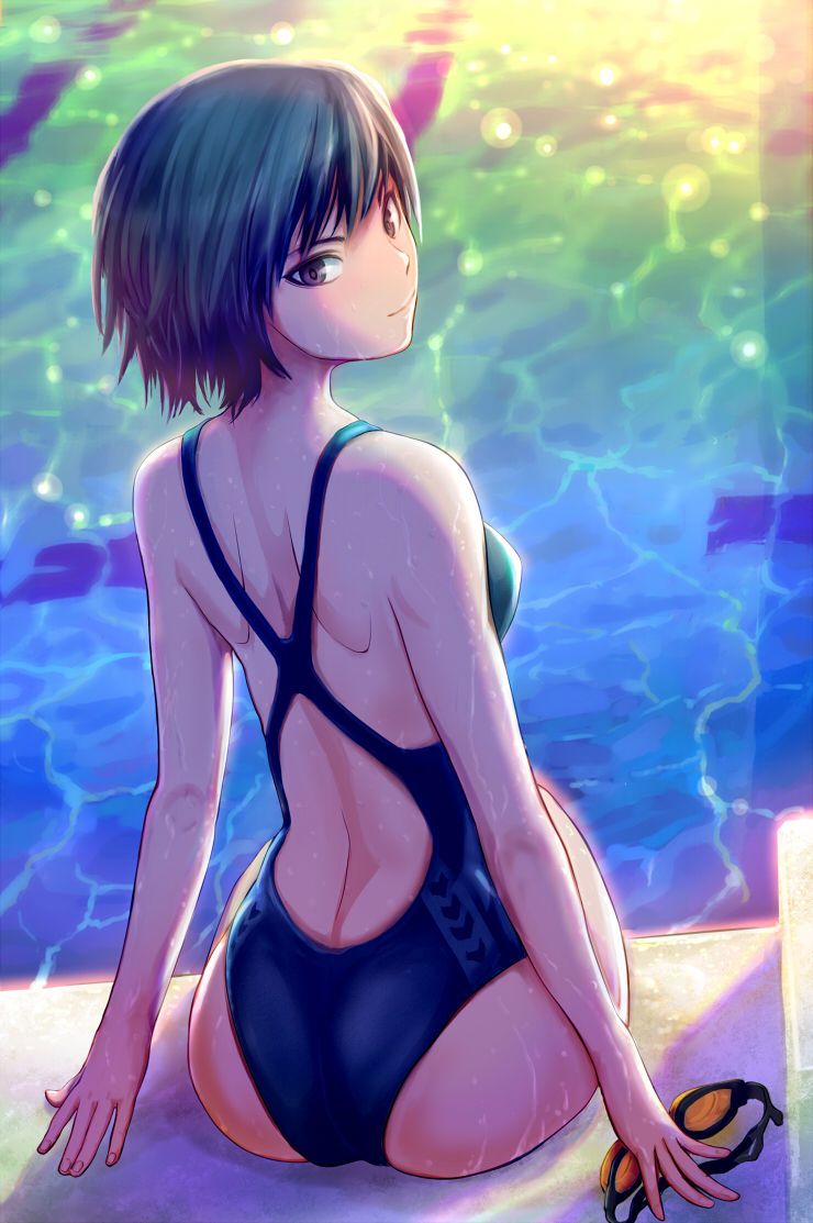 [Secondary swimsuit] unbearable feeling that the body is kyutto and shut, beautiful girl image of swimsuit part15 23