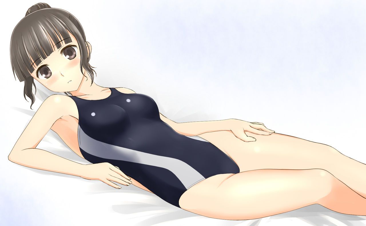 [Secondary swimsuit] unbearable feeling that the body is kyutto and shut, beautiful girl image of swimsuit part15 5