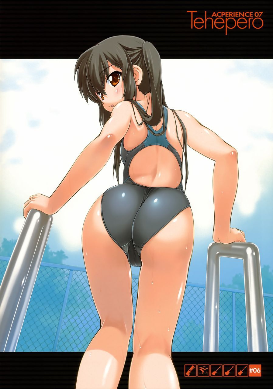 [Secondary swimsuit] unbearable feeling that the body is kyutto and shut, beautiful girl image of swimsuit part15 8