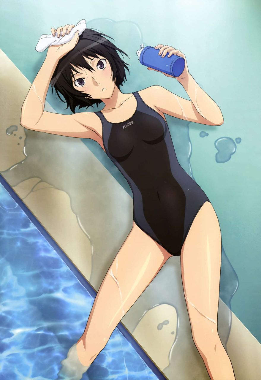 [Secondary swimsuit] unbearable feeling that the body is kyutto and shut, beautiful girl image of swimsuit part24 1