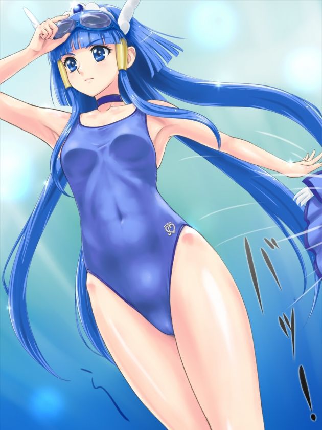 [Secondary swimsuit] unbearable feeling that the body is kyutto and shut, beautiful girl image of swimsuit part24 12