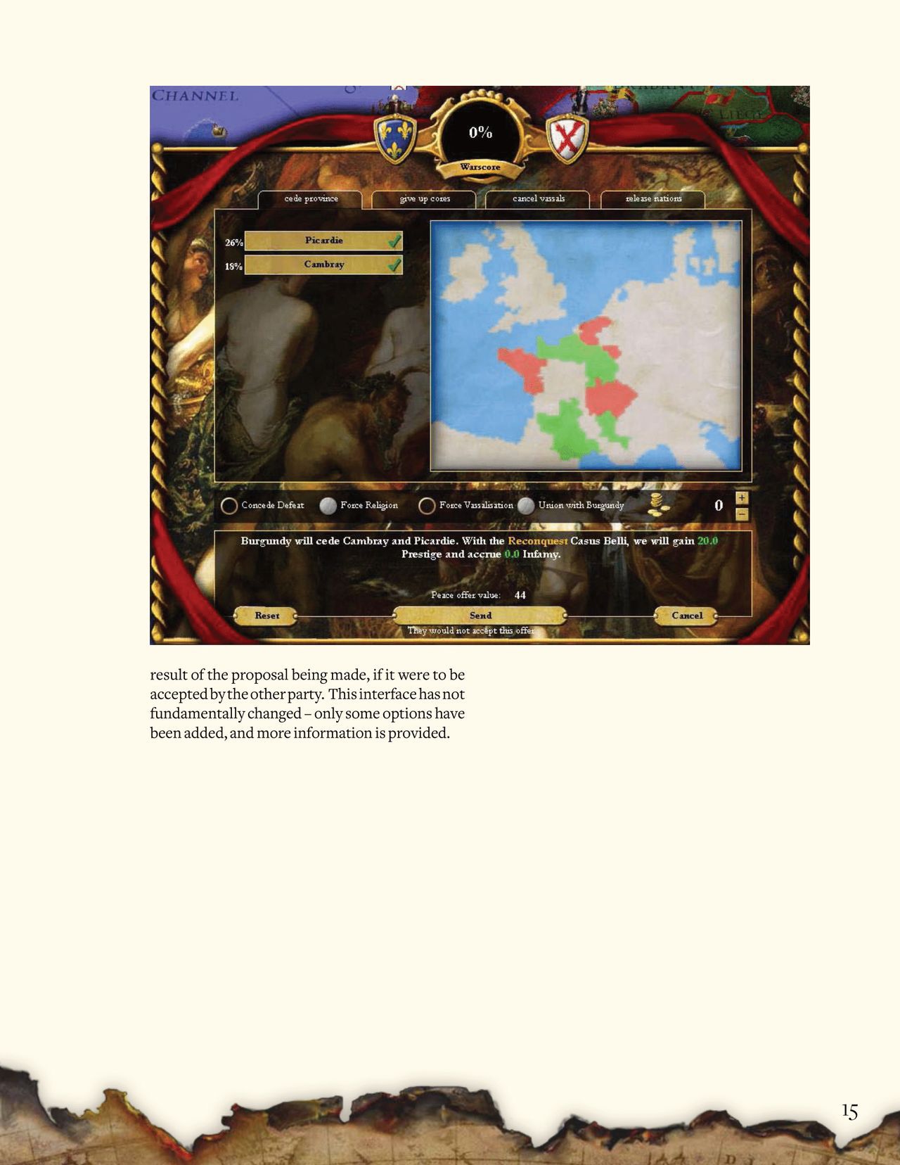 Europa Universalis III: Heir to the Throne (PC (DOS/Windows)) Game Manual 15
