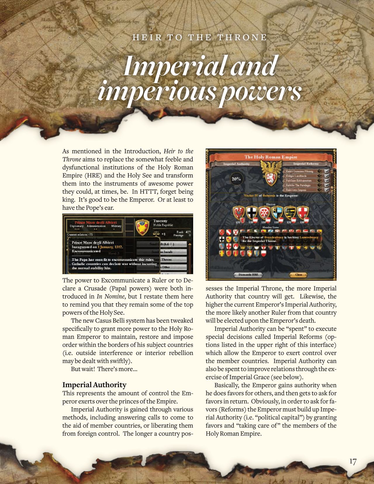 Europa Universalis III: Heir to the Throne (PC (DOS/Windows)) Game Manual 17