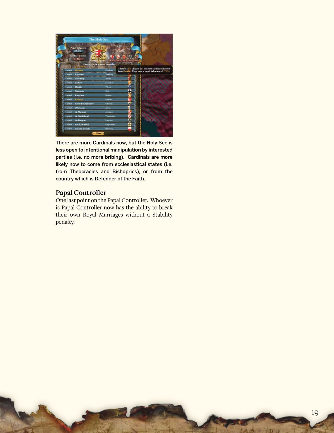 Europa Universalis III: Heir to the Throne (PC (DOS/Windows)) Game Manual 19