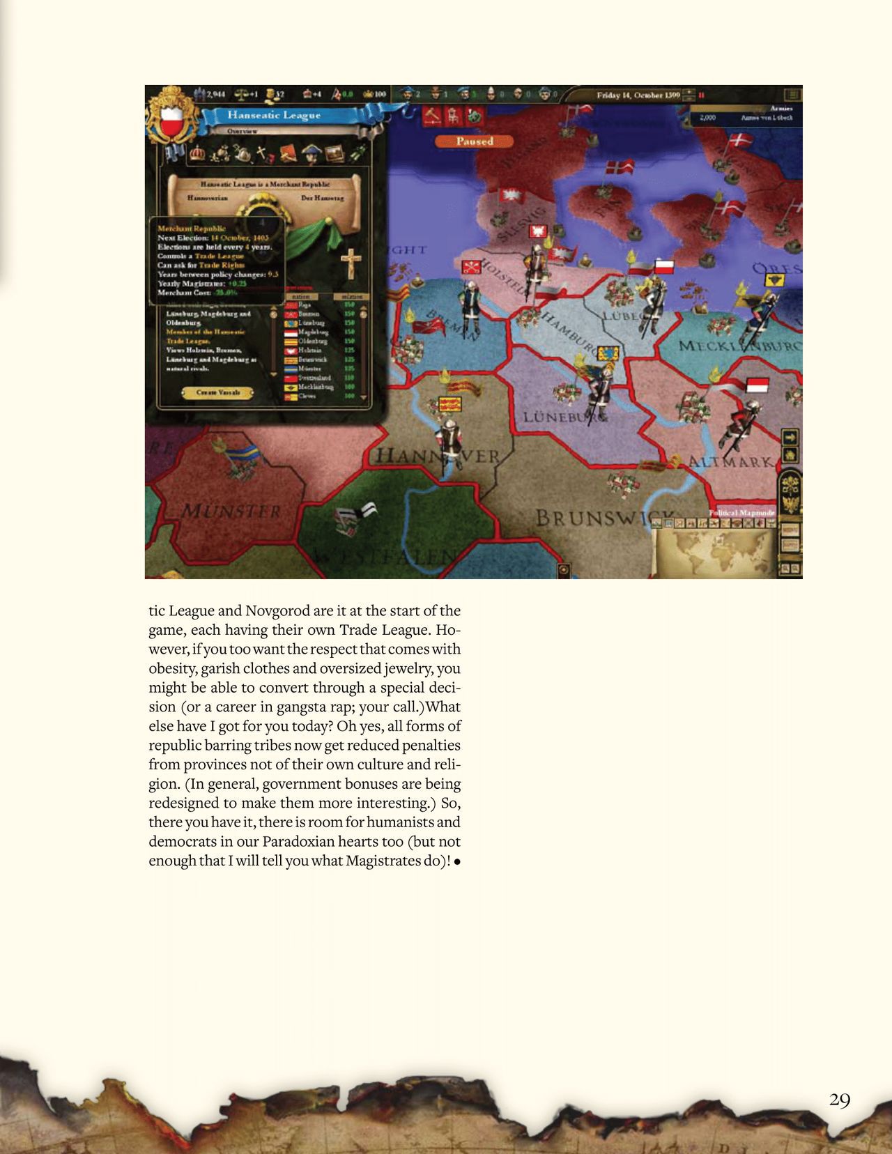 Europa Universalis III: Heir to the Throne (PC (DOS/Windows)) Game Manual 29