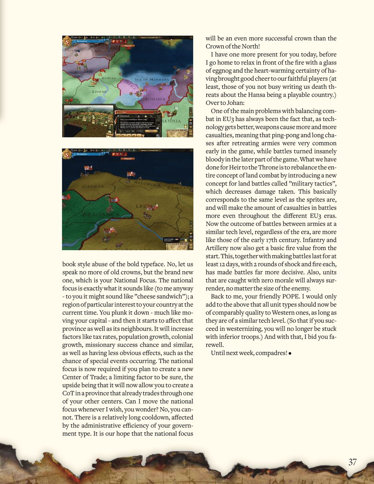 Europa Universalis III: Heir to the Throne (PC (DOS/Windows)) Game Manual 37