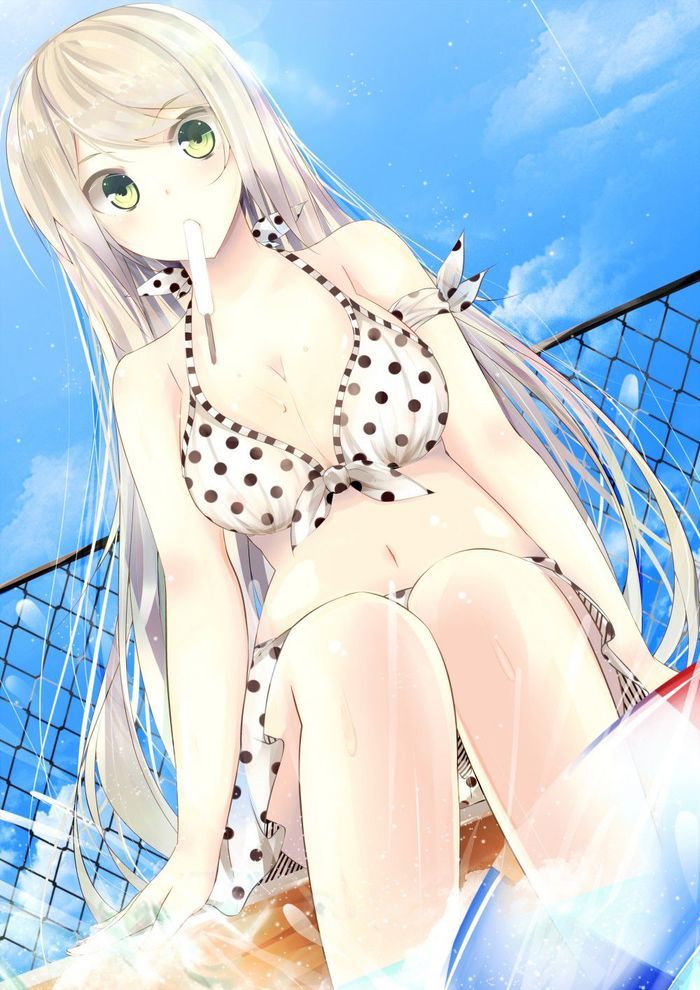 [Erotic] The image of a silver hair girl is stuck and detached [secondary] 3