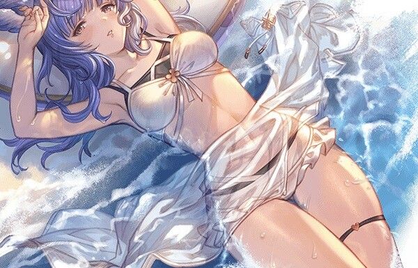 "Granblue Fantasy" Erotic thighs "Tico" too much-whipped swimsuit costume! 1