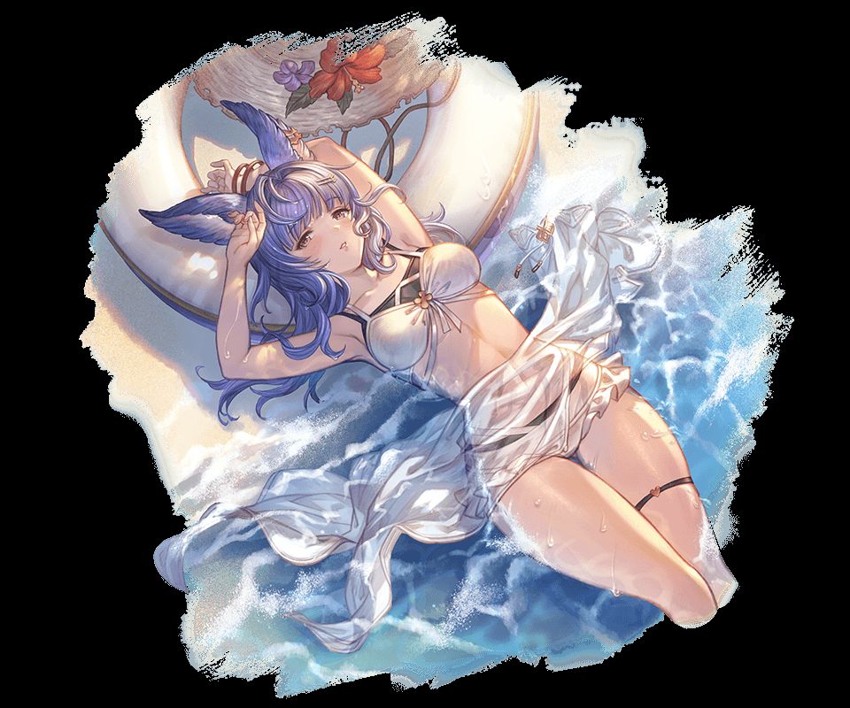 "Granblue Fantasy" Erotic thighs "Tico" too much-whipped swimsuit costume! 6