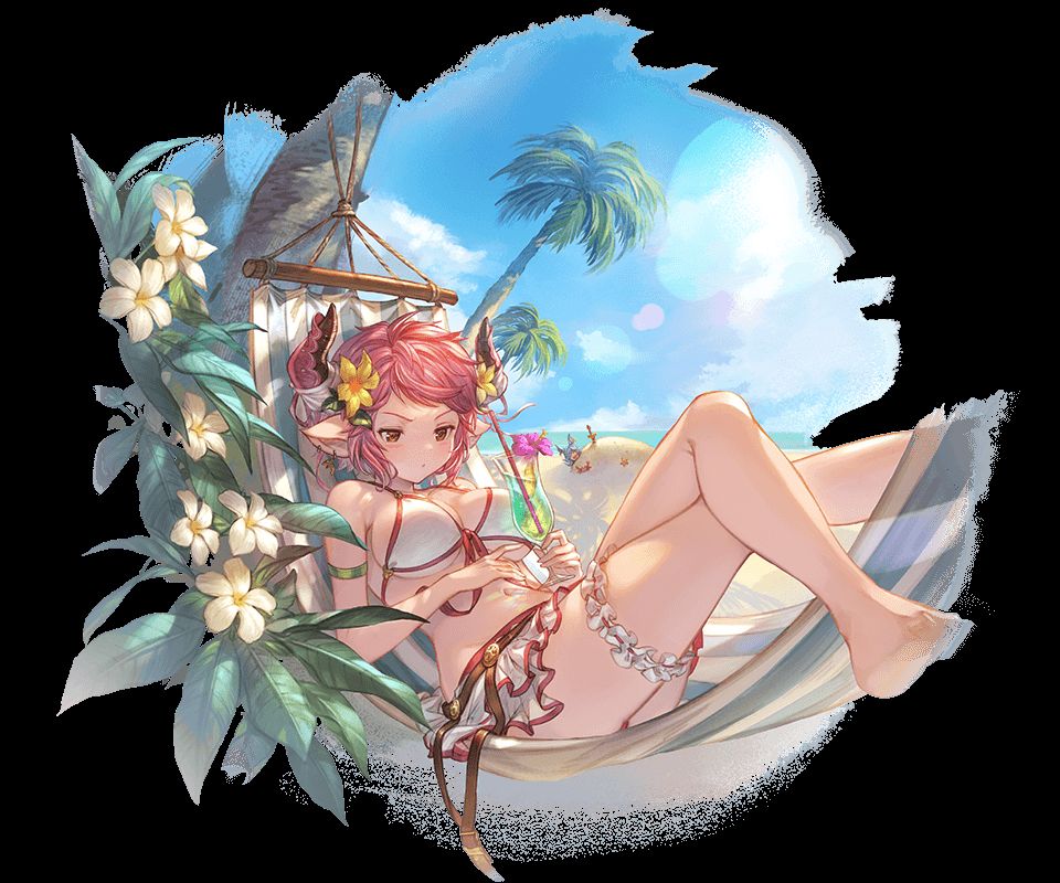 "Granblue Fantasy" Erotic thighs "Tico" too much-whipped swimsuit costume! 7