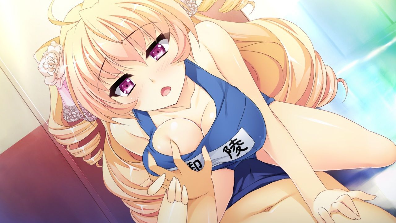 【Secondary erotic】 Here is an erotic image of a girl rubbing her as if to say that she wants to be rubbed 9