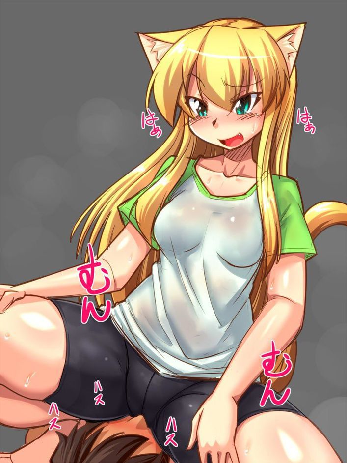 Healthy small erotic image of a sports girl wearing spats 1