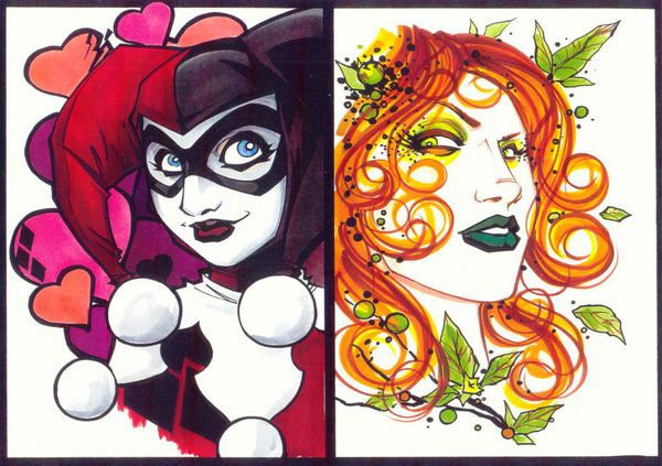poison ivy and harley quinn 50