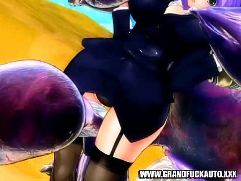 Gorgeous Anime Beauty Harshly Fucked In Her Tight Holes - 5 min Part 1 9