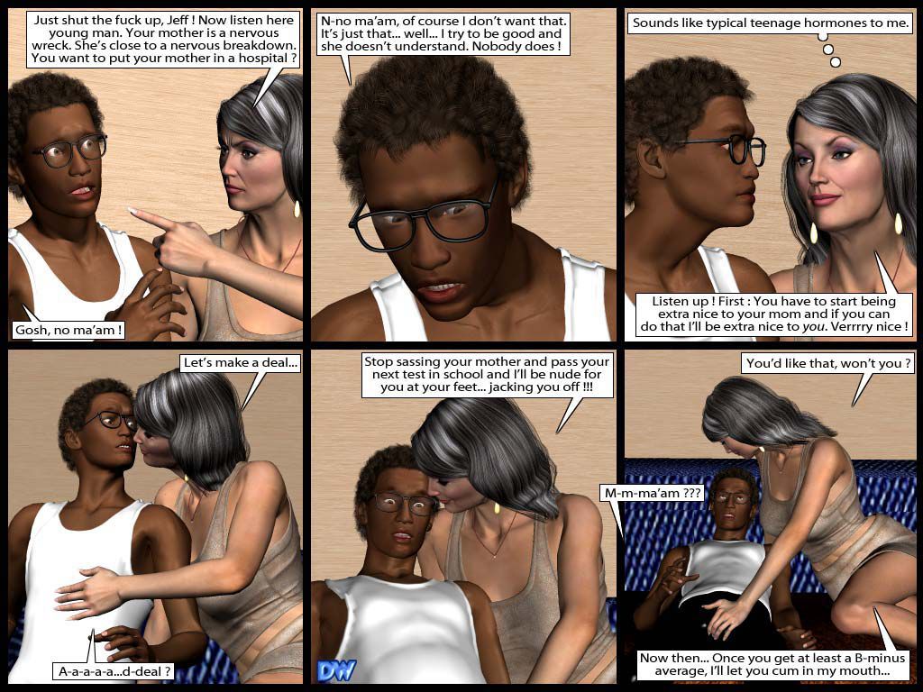 Silver Girls by Bw The Deal Interracial 3d Comic 3