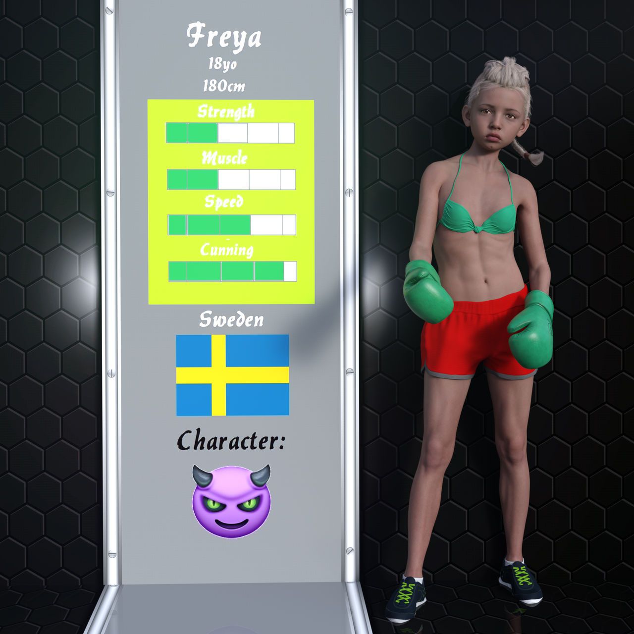Underground girls boxing league / Roster 5
