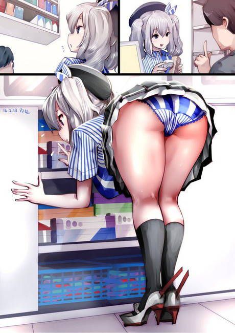 [50 pieces of ship] Kashima (striped) Secondary erotic image boring! Part4 [ship daughter] 46
