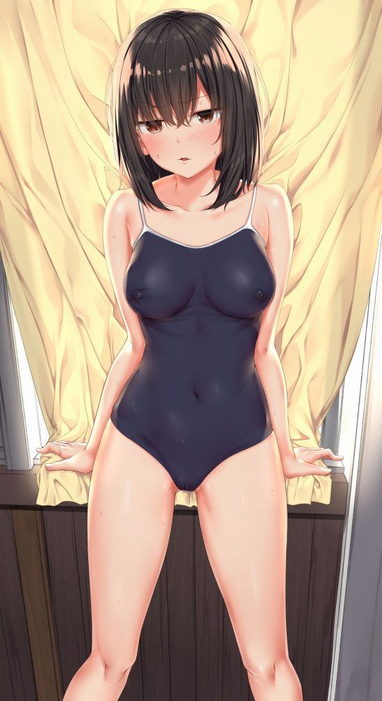 【Secondary erotic】 Erotic image of a girl wearing a school swimsuit that looks etched for some reason is here 10