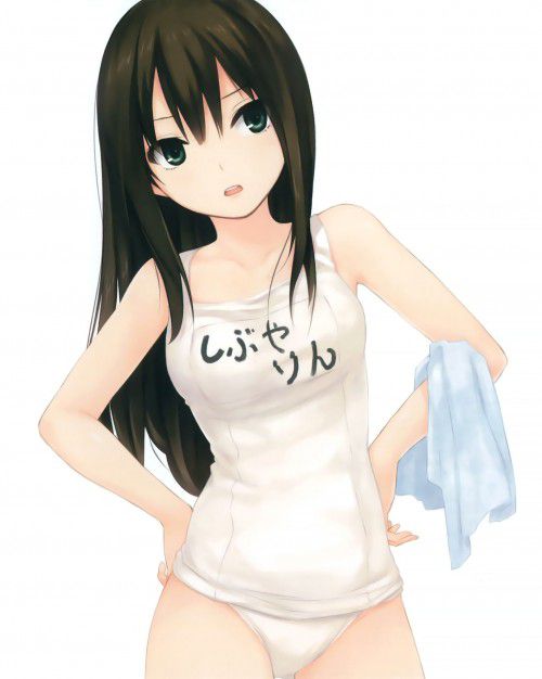 【Secondary erotic】 Erotic image of a girl wearing a school swimsuit that looks etched for some reason is here 27