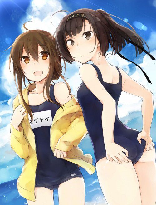 【Secondary erotic】 Erotic image of a girl wearing a school swimsuit that looks etched for some reason is here 30