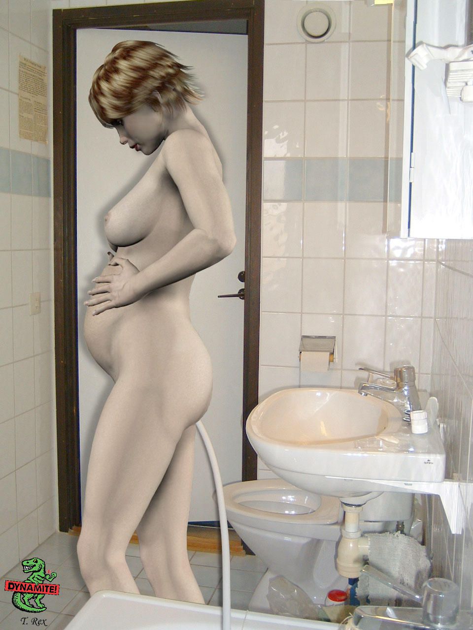 Pregnant art 3D 73