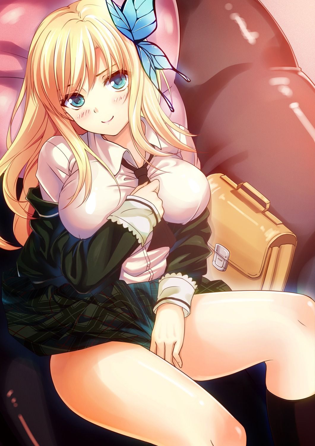 【Erotic Anime Summary】 Erotic image of a girl whose whiplash thighs are too erotic 【Secondary erotic】 3
