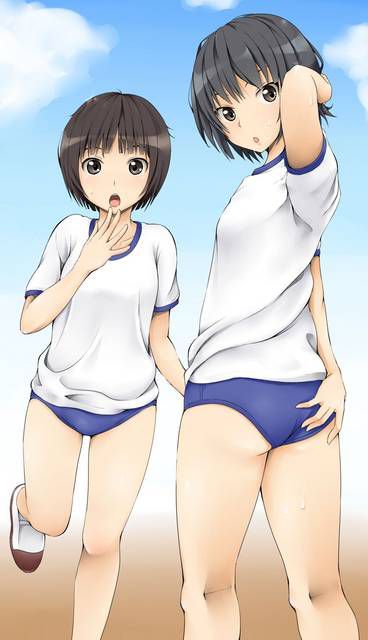 [56 pieces] two-dimensional, bloomers girl erotic images nuke!! 26 [Gymnastics Wear] 53