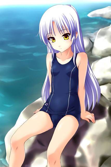 [54 pieces] Cute Erofeci image collection of two-dimensional school swimsuit. 42 12