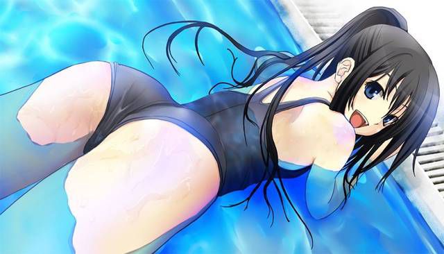 [54 pieces] Cute Erofeci image collection of two-dimensional school swimsuit. 42 15