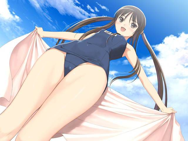 [54 pieces] Cute Erofeci image collection of two-dimensional school swimsuit. 42 28