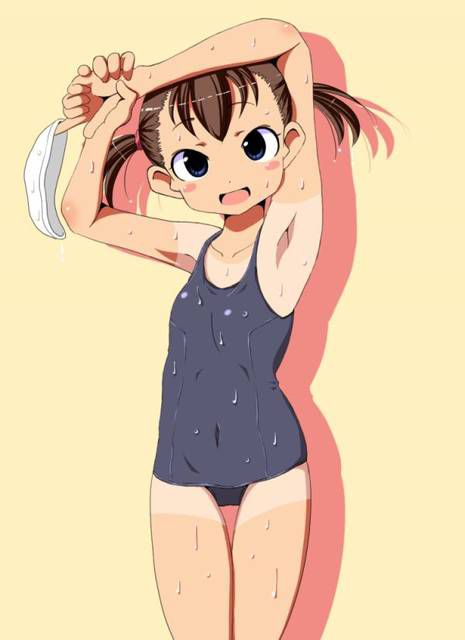 [54 pieces] Cute Erofeci image collection of two-dimensional school swimsuit. 42 33