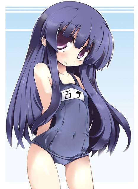 [54 pieces] Cute Erofeci image collection of two-dimensional school swimsuit. 42 38