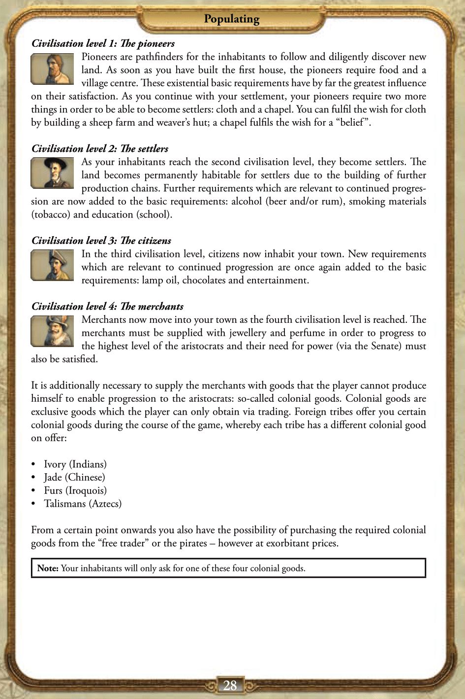 Anno 1701 (PC (DOS/Windows)) Game Manual 28