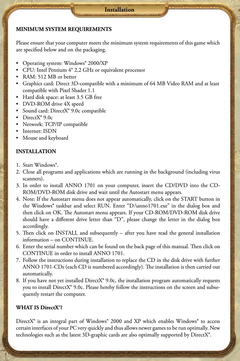 Anno 1701 (PC (DOS/Windows)) Game Manual 4