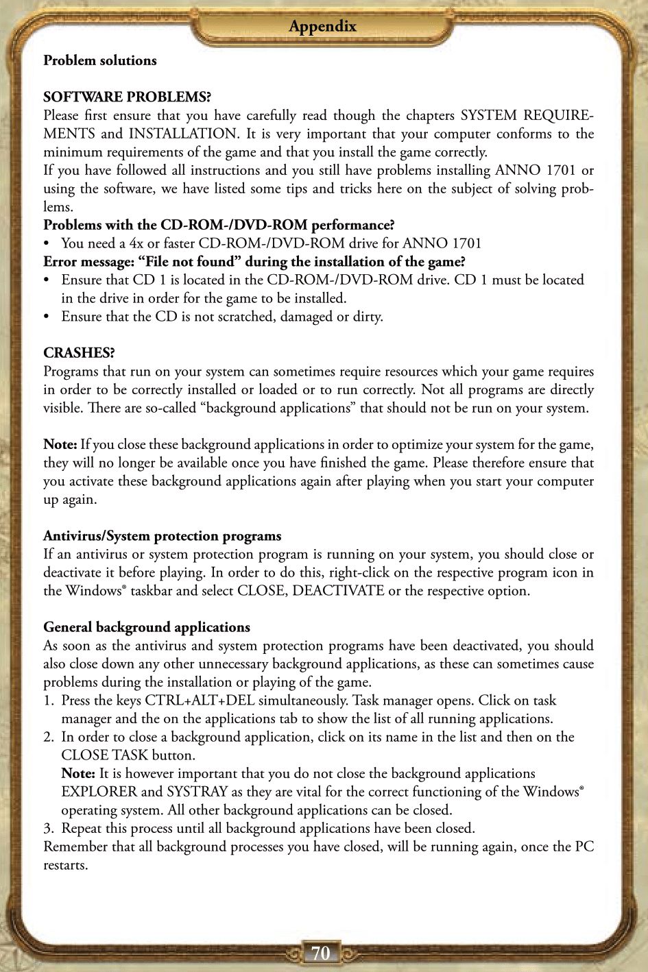 Anno 1701 (PC (DOS/Windows)) Game Manual 70